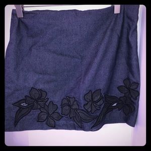 Denim skirt